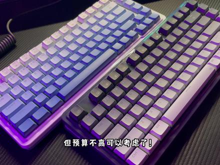 红龙KS82,200多的一把Gasket键盘,声音表现优秀,颜值在线,Gasket+无冲热插拔+正刻渐变PBT键帽+RGB灯光+青玉轴+薄柠轴,还不来看看!#游戏外设 #机械键盘 #红龙ks82 #红龙键盘