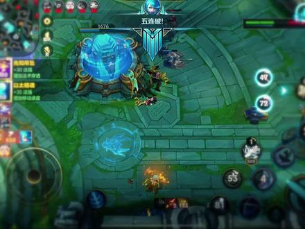 极致卡圈一打五教学#lol手游花火绽春 #lolm #格温