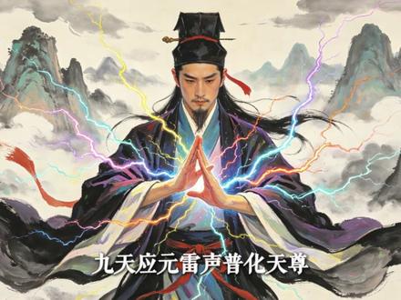 顶级护身法!就十个字:九天应元雷声普化天尊 #雷祖 #道教文化 #九天应元雷声普华天尊 #修行 #抖音精选