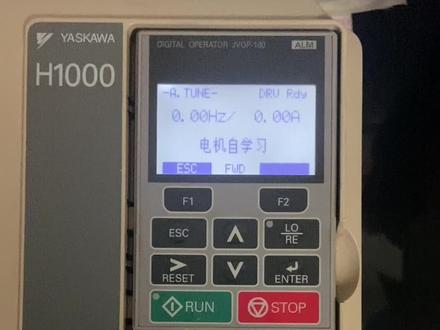 安川h1000变频器自学习2