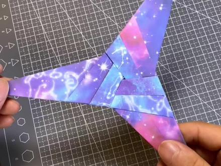 帅气的三角飞镖,你值得拥有#手工diy #折纸 #飞镖