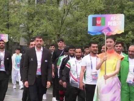 阿富汗派史上最大规模亚运参赛团,阿奥委会:鼓励女性发展体育、接受高等教育#杭州亚运会 #阿富汗
