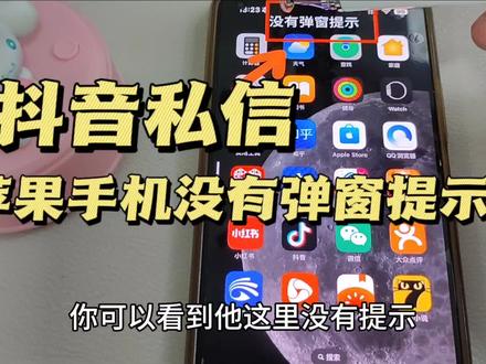 好奇怪, 抖音私信苹果手机没有弹窗提示? 抖音私信没有系统弹窗#抖音私信 #弹窗提醒 #系统提醒 #苹果设置