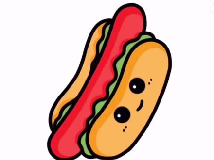 可爱热狗画法#简笔画教程 #简笔画幼儿园 #儿童简笔画 #早教启蒙 #老师日常 @DOU+小助手