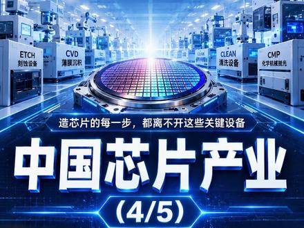 中国芯片产业 (4/5) 国产半导体设备 #芯片 #ai #人工智能 #我的ai开放麦 #科技科普