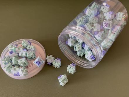 这么顺滑HIFI?Y&R工作室-长春花轴 稳定性超强的提前触底轴体 含打字音#机械键盘 #游戏外设 #键盘 #数码科技 #客制化键盘