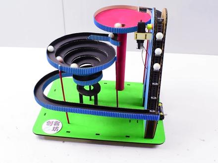 小弹珠也来坐过山车!废纸板巧变益智小手工,来看下制作过程