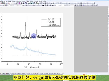 origin绘制XRD谱图后,各个谱图间会互相遮挡,那么如何设置单个谱图的偏移呢,看完视频你就会了!!#origin #origin绘图 #xrd #科研分享 #研究生