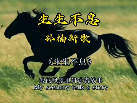 孙楠新歌《生生不息》火爆上线,宏伟情深,天籁空灵,值得一听。 #好歌推荐 #新歌上线 #新歌分享 #音乐推荐 #声音疗愈 #热歌推荐