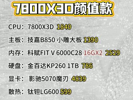 618电脑购买推荐指南9700X&7800X3D篇 #DIY电脑 #组装电脑 #电脑配置 #电脑配置推荐 #电脑