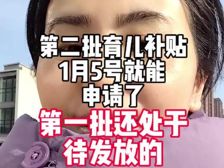 明天就能申请第二批“育儿补贴”了,第一批还是“待发放”的,3 个解决路径#育儿补贴#育儿补贴新政策#育儿补贴金#宝妈#宝妈分享