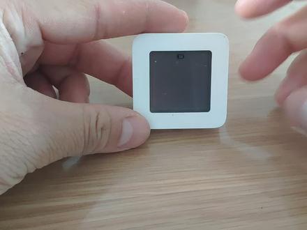 小米蓝牙温湿度计2换电池