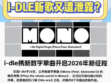 idle新歌又被泄曲了? #idle