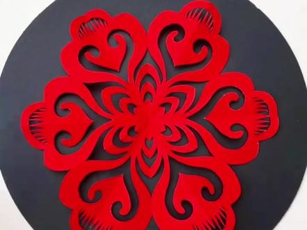 快过年了,快来跟我一起学剪窗花吧#剪纸 #非遗传承 #手工 #一学就会 #手工