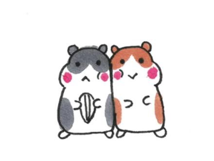 可爱的小仓鼠简笔画#简笔画 #儿童简笔画#亲子简笔画 @抖音小助手