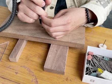 自己做胡桃木挂钟(DIY挂钟) #手作木艺 #手工diy #手工制作 #动手能力