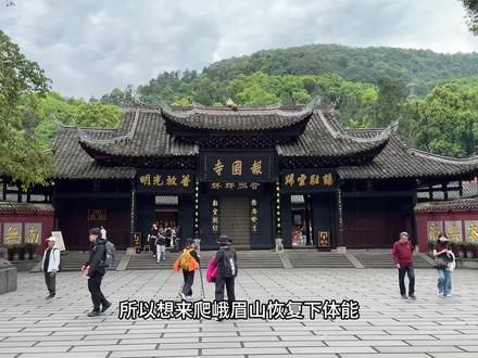 挑战二刷峨眉山,最终还是被拿捏了 #旅行vlog #峨眉山 2026.4.11-4.12