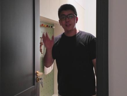 房门内外两种颜色区分两个功能空间,原来还能这样做!