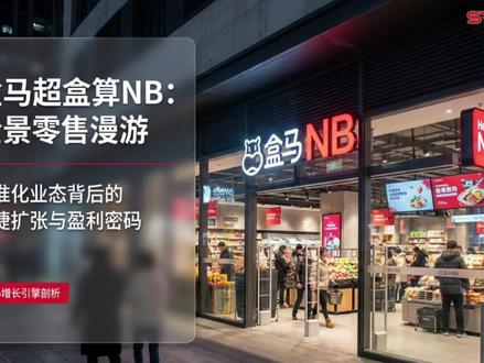 盒马超盒算 NB :标准化业态背后的敏捷扩张与盈利密码。#零售锋向标 #DTC#极致零售研究院#奥乐齐#山姆