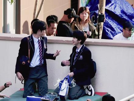 学长拍戏中…#陈奕恒#左奇函#我们的少年时代2路透