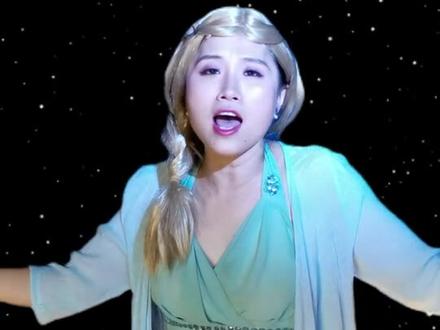 #冰雪奇缘 #艾莎女王 这次当一会儿女王 #翻唱 #欧美音乐 #英文歌#letitgo #动画电影#音乐