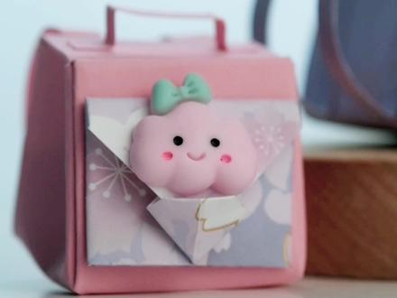 做个折纸小书包,开启高考倒计时!#做手工我是认真的 #亲子手工 #高考 #抖音折纸 #手工diy #折纸折纸折纸小书包