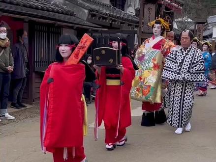 日本花魁道中@抖音小助手 #日本花魁