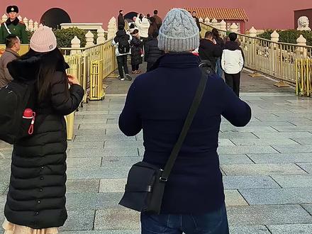 预约了故宫的 可以走广场的快速通道进入故宫#故宫 #北京一日游