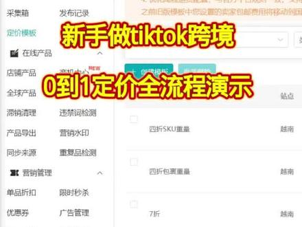新手做tiktok跨境,0到1定价全流程演示 #tiktok跨境电商 #tiktok跨境 #电商实用技巧分享 #