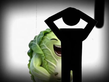 【病态美学】 蔬菜会做出表情吗?#白菜对我笑 #陈星的发疯日常 #猎奇 #搞笑 #国产