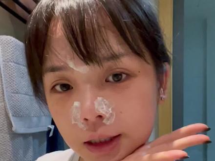 咱们就是说进行一个脸蛋子的修护的大动作#护肤