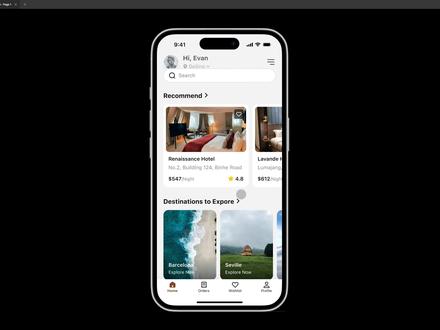 如何在Figma中实现元素联动变化动效 #figma #交互动效 #UIUX #UI设计教程