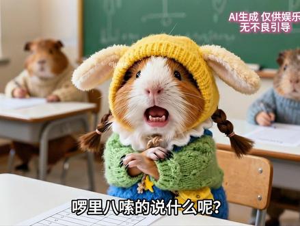 猪妞的考试vlog来啦! #AI创作浪潮计划 #创作者流量扶持计划 #猪妞 #原创动画