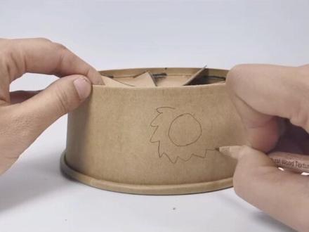 #科学小实验 #走马灯 上期介绍了螺旋状走马灯,这次来个纸碗走马灯,你知道什么原因吗?