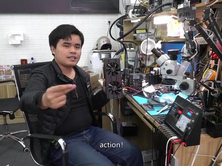 Vega56显卡BIOS芯片掉点导致不启动,飞线补点拯救显卡