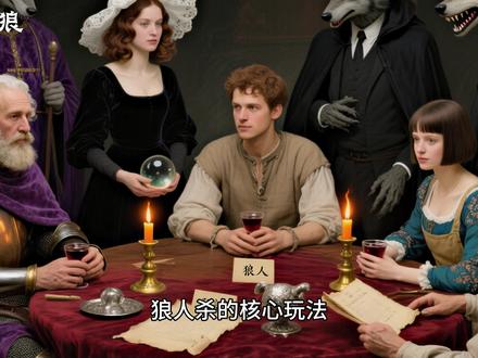 狼人杀核心:别死磕找狼!认对好人,狼坑自现#狼人杀#饭狼#桌游