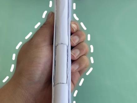 折纸抛壳枪,半成品,持续制作中#模型玩具 #纸膜