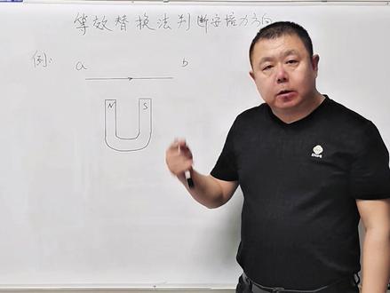 高二物理必考重难点——等效替换法判断安培力方向 #高中物理 #高二 #解题技巧 #知识分享 #必考考点