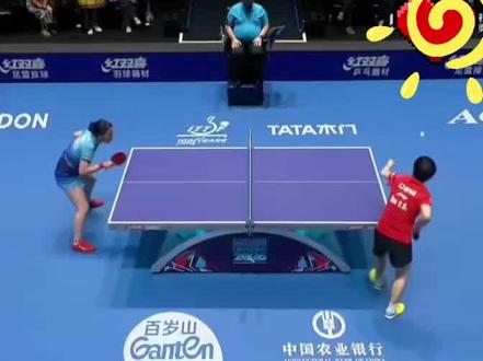 莎神导弹发射!孙颖莎夯爆正手四连击直接打穿张本美和! #孙颖莎正手四连击夯爆了