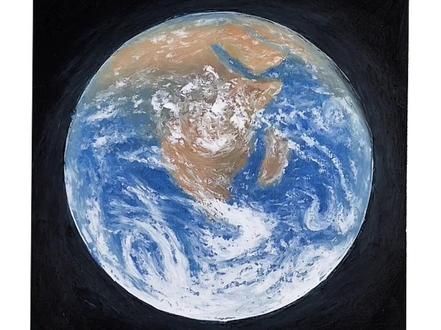 用油画棒画微信登陆封面的星球#抖音美好微光集 #抖音插画大赛 #油画棒星球 #画画 #保持热爱奔赴山海