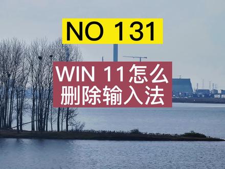 NO 131 #WIN11#怎么删怎除#输入法#电脑技巧#办公软件#办公技巧# WIN11知识#教程#