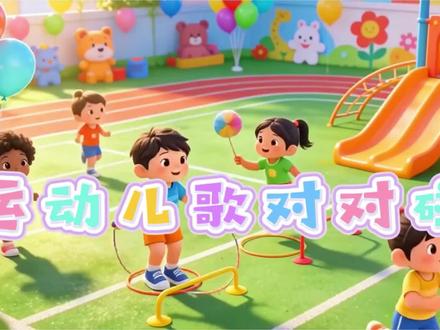 新疆维吾尔自治区中班下册儿歌:《运动儿歌对对碰》》#新疆维吾尔自治区#中班下册#儿歌#运动儿歌对对碰#育儿知识 #亲子教育