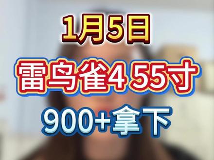 1月5日,55寸电视闭眼入雷鸟雀4! #tcl #tcl雷鸟 #雷鸟电视 #tcl电视推荐 #tcl电视