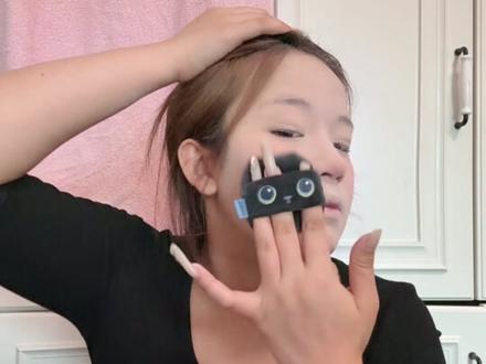 两个人问的忧郁女神妆它来了#冯卓米#妆教