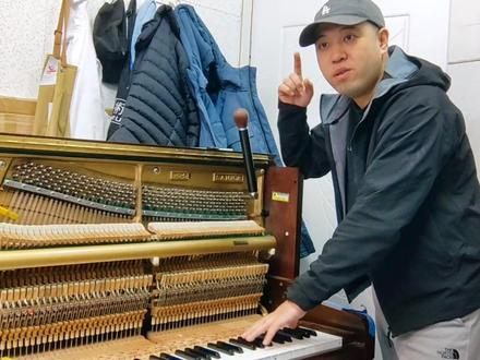 极高音区的调律教学实录#一分钟干货教学 #技术分享 #钢琴调律教学 #高音区调律 #钢琴调律
