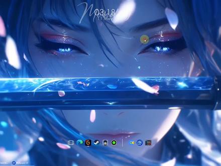 Windows 桌面终极美化
#桌面美化 #Windows工具 #TranslucentTB #Rainmeter #壁纸