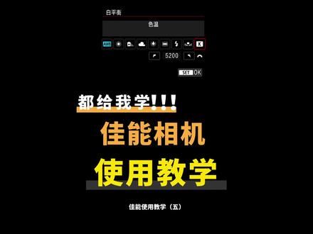 佳能相机使用教学(五)
本期视频分享了佳能专微影响画面色彩相关的设定#佳能 #佳能相机 #佳能R5 #佳能R6 #佳能R7 #佳能R10