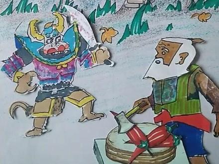 葫芦爷爷把蝎子精辣跑了、救了佩奇乔治。#动画#画画