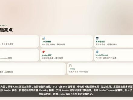 OpenCodeCLI升级合集1.15.0→1.15.11 #智能体 #智能体编程 #AI #AI编程 #opencode
这是一次高频迭代的稳定优化更新,核心围绕「TUI 交互升级、API 兼容性修复、桌面端体验优化、权限与安全增强」四大方向,解决了大量 1.15.0 版本的遗留问题,同时新增了实用功能。