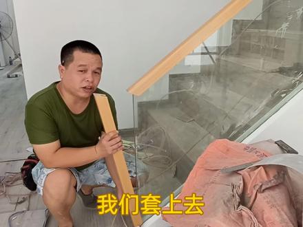 木工小技巧:只有简单工具,扶手面转弯的是怎么快速拼接的?
